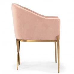 VIG DIVINE BLUSH VELVET ACCENT CHAIR Furniture