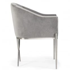 VIG DIVINE GREY VELVET ACCENT CHAIR Furniture