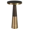 UTTERMOST DIXON ESPRESSO & BRASS ACCENT TABLE
