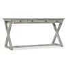HOOKER DIXON VINTAGE GREY X-BASE WRITING DESK