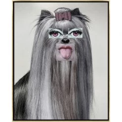 L ART "DOGGIE 5" CANVAS ART