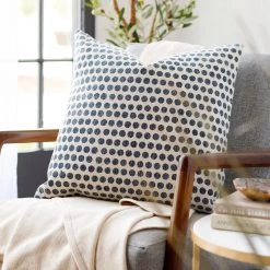 SURYA Pillows + Decor DOLA DOTS WOVEN COTTON PILLOW 23 SURYA Pillows + Decor DOLA DOTS WOVEN COTTON PILLOW