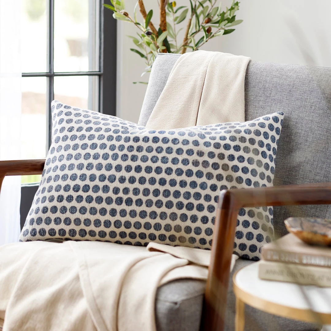 SURYA Pillows + Decor DOLA DOTS WOVEN COTTON PILLOW 9 SURYA Pillows + Decor DOLA DOTS WOVEN COTTON PILLOW