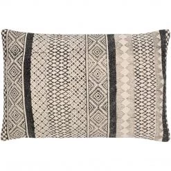 SURYA DOLA SCRIBE WOVEN COTTON PILLOW Pillows + Decor