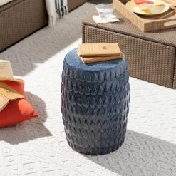 SURYA Furniture DORI CERAMIC GARDEN STOOL