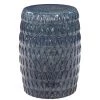 SURYA Furniture DORI CERAMIC GARDEN STOOL