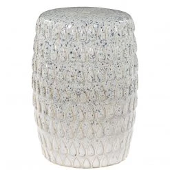 SURYA Furniture DORI CERAMIC GARDEN STOOL