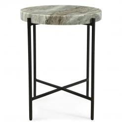 MOES Furniture DOT SAND STONE MARBLE ACCENT TABLE
