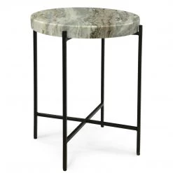 MOES Furniture DOT SAND STONE MARBLE ACCENT TABLE