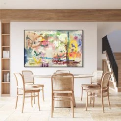 L ART Wall Art "DREAM CANDY I" CANVAS ART