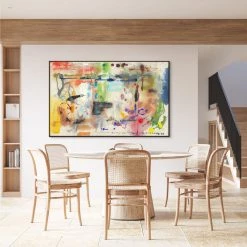 L ART "DREAM CANDY II" CANVAS ART 5 L ART