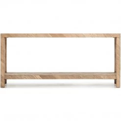 FOUR HANDS DRIFTER OAK WOOD SOFA TABLE Furniture