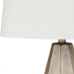 SURYA DRESDON LAMP: STONE TAUPE