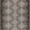 SURYA YAEL OUTDOOR RUG: BLACK + WHITE