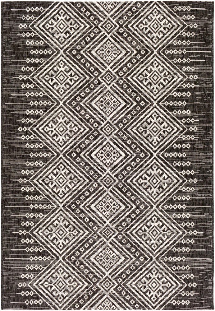 SURYA YAEL OUTDOOR RUG: BLACK + WHITE 1 SURYA YAEL OUTDOOR RUG: BLACK + WHITE