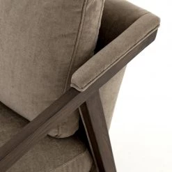 FOUR HANDS EARL SAGE WORN VELVET ACCENT CHAIR Furniture