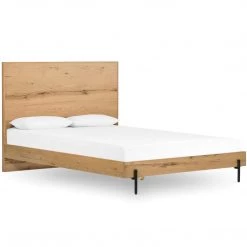 FOUR HANDS Furniture EATON LIGHT OAK PLATFORM BED
