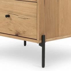 FOUR HANDS EATON LIGHT OAK & RESIN NIGHTSTAND Furniture