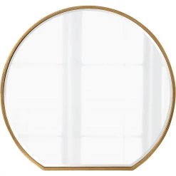 UTTERMOST ECLIPSE METALLIC GOLD ROUND MIRROR Mirrors