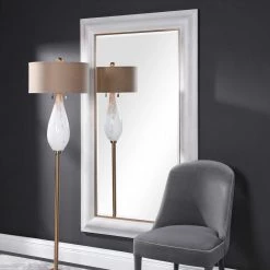 UTTERMOST EDEN OVER-SIZED ANTIQUE WHITE MIRROR