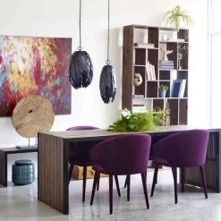 MOES STEWART DINING CHAIR: PURPLE Kitchen + Dining