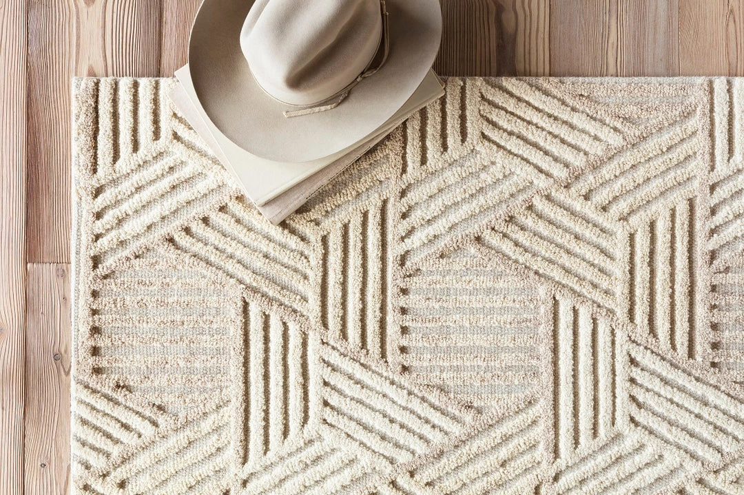 LOLOI EHREN 04 TEXTURED WOOL RUG: IVORY, OATMEAL 3 LOLOI EHREN 04 TEXTURED WOOL RUG: IVORY, OATMEAL