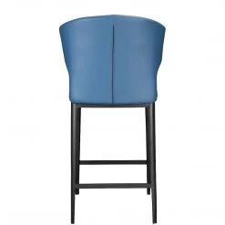 MOES DELANEY COUNTER STOOL: STEEL BLUE Kitchen + Dining