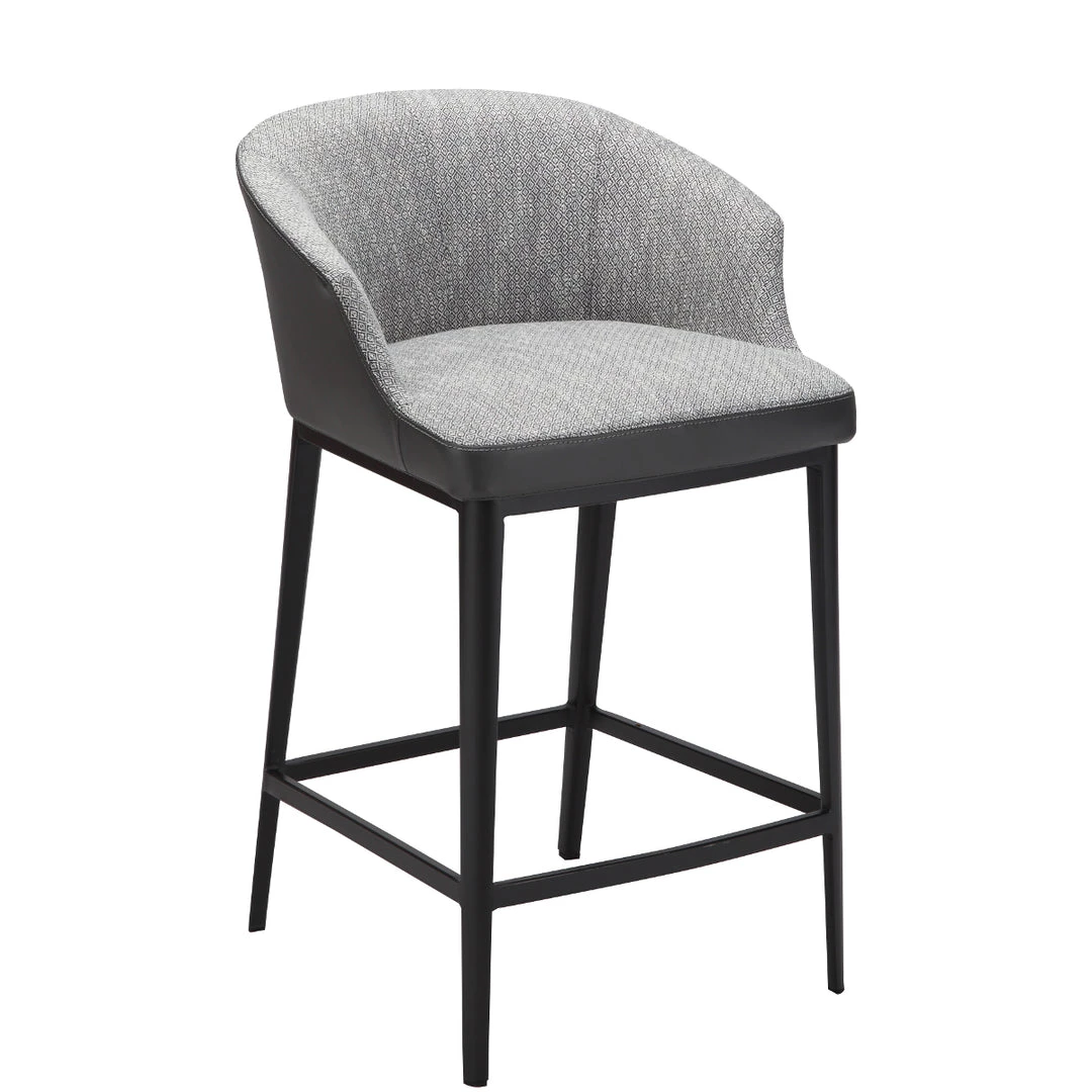 MOES Kitchen + Dining BECKETT COUNTER STOOL: GREY 2 MOES Kitchen + Dining BECKETT COUNTER STOOL: GREY