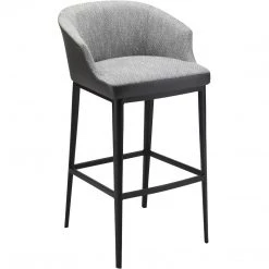 MOES BECKETT BAR STOOL: GREY Kitchen + Dining
