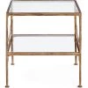 UTTERMOST Living Room ELISE CUBE TABLE