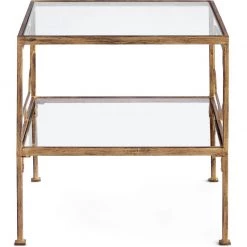 UTTERMOST Living Room ELISE CUBE TABLE