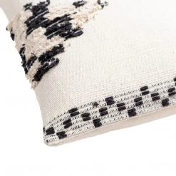 SURYA Pillows + Decor ELSA PILLOW: CREAM, BLACK