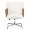 FOUR HANDS EMBRY SWIVEL DESK CHAIR: IVORY BOUCLE Office