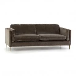 FOUR HANDS EMERY SOFA: BIRCH-GREY VELVET Furniture