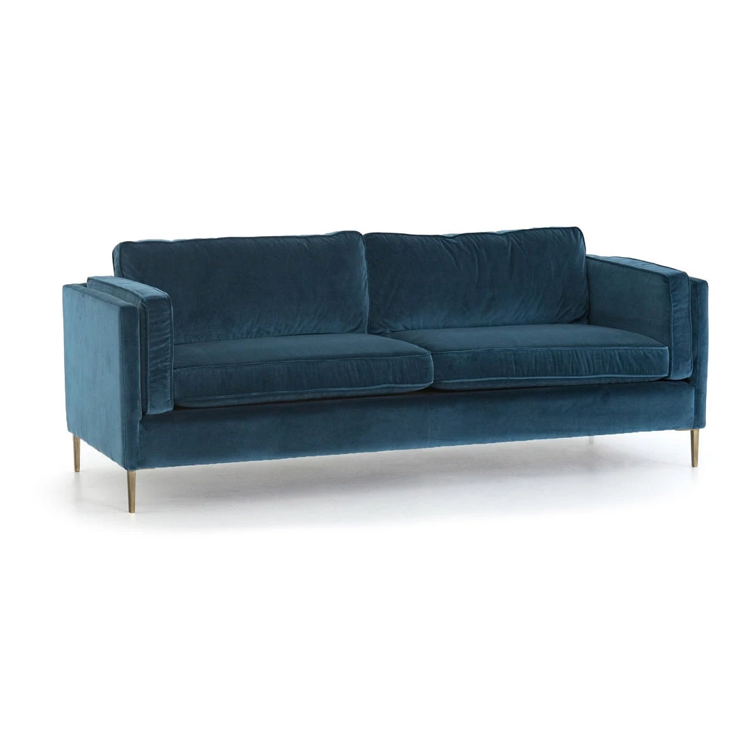 FOUR HANDS Furniture EMERY SOFA: SAPPHIRE BAY VELVET 2 FOUR HANDS Furniture EMERY SOFA: SAPPHIRE BAY VELVET