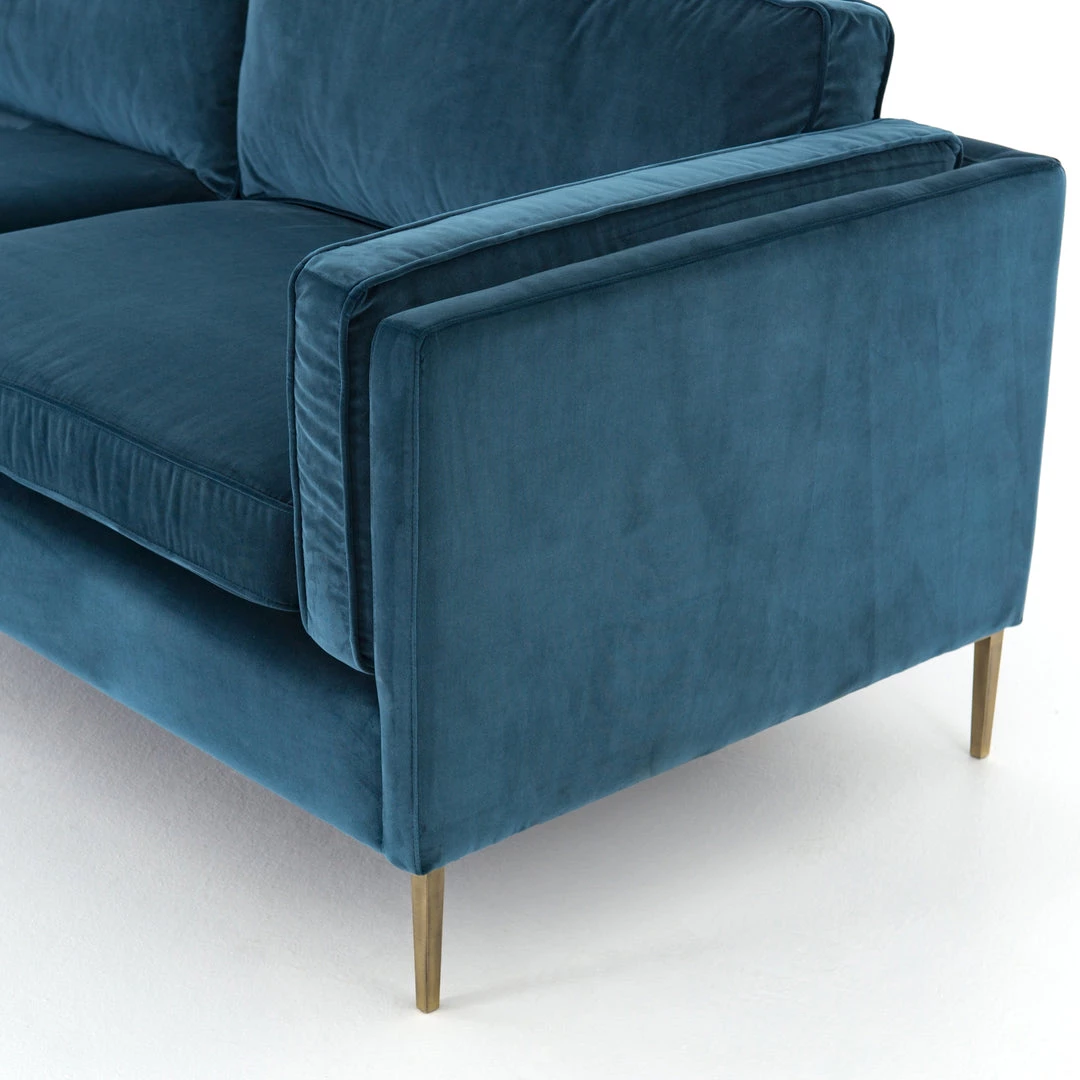 FOUR HANDS Furniture EMERY SOFA: SAPPHIRE BAY VELVET 7 FOUR HANDS Furniture EMERY SOFA: SAPPHIRE BAY VELVET