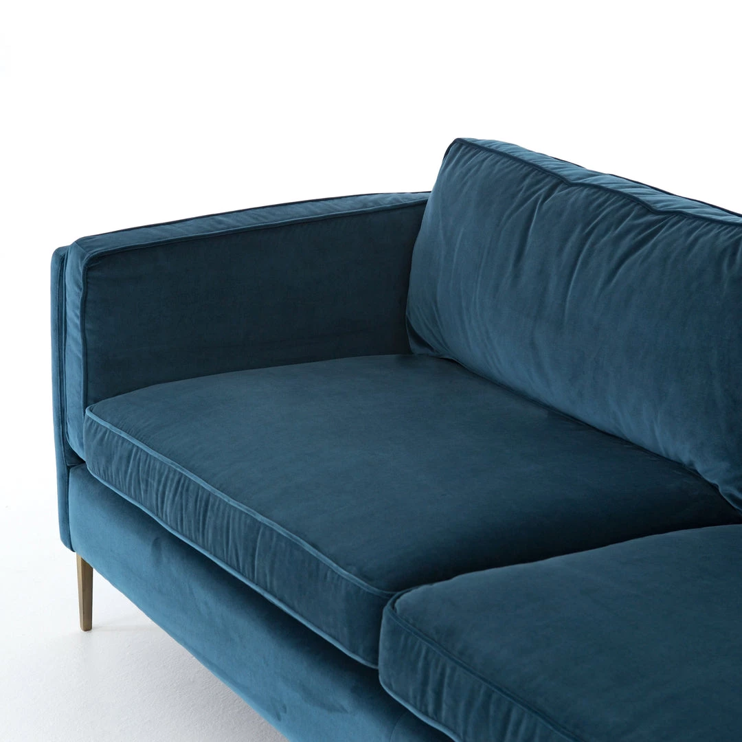 FOUR HANDS Furniture EMERY SOFA: SAPPHIRE BAY VELVET 9 FOUR HANDS Furniture EMERY SOFA: SAPPHIRE BAY VELVET