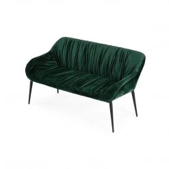VIG Furniture EMILE GREEN VELVET SETTEE
