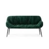 VIG Furniture EMILE GREEN VELVET SETTEE
