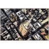 MOES "EMPIRE CITY" GLASS FRAMED PRINT Wall Art