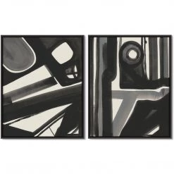 L ART "ENIGMATIC PERSPECTIVES" CANVAS ART