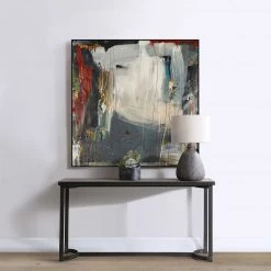 L ART "ENTER IN" CANVAS ART