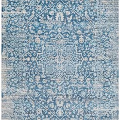 SURYA ETHELDE RUG: DENIM