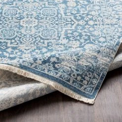 SURYA ETHELDE RUG: DENIM