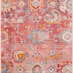 SURYA EDEN RUG: PINK ROSE