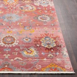 SURYA EDEN RUG: PINK ROSE