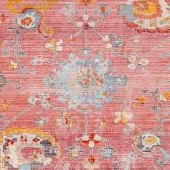 SURYA EDEN RUG: PINK ROSE