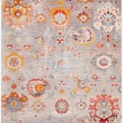 SURYA EDEN RUG: GREY MULTI