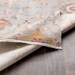 SURYA EDEN RUG: GREY MULTI