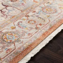 SURYA ETNEY RUG: SKY, ORANGE MULTI 20 SURYA ETNEY RUG: SKY, ORANGE MULTI